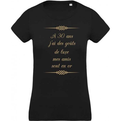 t shirt 30 ans femme