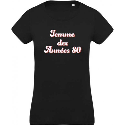 t shirt 1980 femme