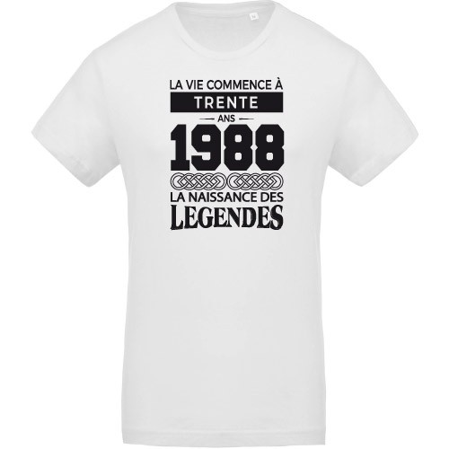 T Shirt Pour Homme Imprime Naissance Des Legendes 19