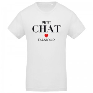 Tee Shirt Homme Petit Chat D Amour