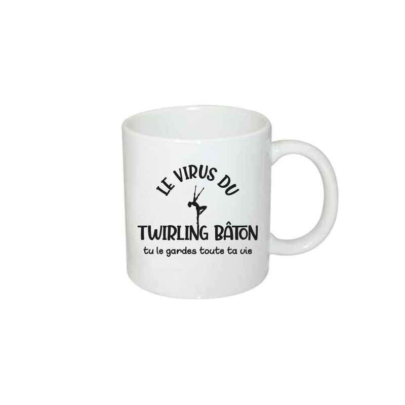 Baton Twirling Mug / Regalo divertido de Baton Twirler para ella